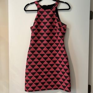Trina Turk Mod Halter Mini Dress